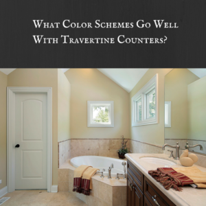 What Color Schemes Go Well With Travertine Counters?