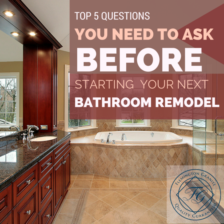 Top 5 Plumbing Questions You Need To Ask Before Your Bathroom Remodel ...