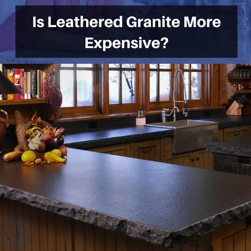 Is Leathered Granite More Expensive, Black Leather Look Countertops