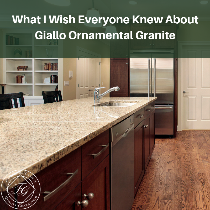 Giallo Ornamental Granite for Slab/Tile/Countertop/Island/Bathroom